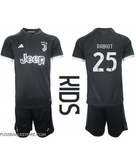 Günstige Juventus Adrien Rabiot #25 3rd trikot Kinder 2023-24 Kurzarm (+ Kurze Hosen)